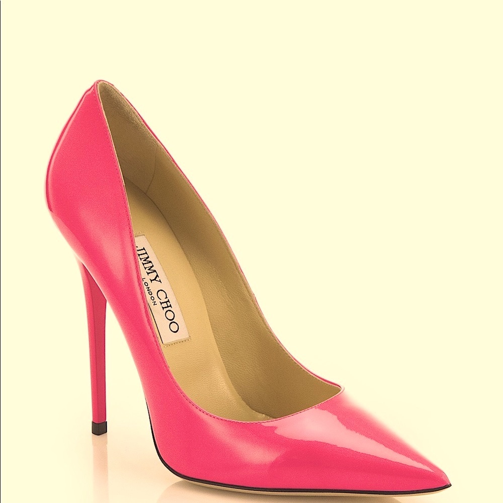 FINAL SALE Jimmy Choo Love 100 bubble Pink NWT 35